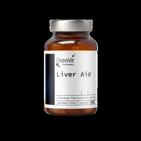 OstroVit Pharma Liver Aid, Ficat Sanatos, 90 Capsule